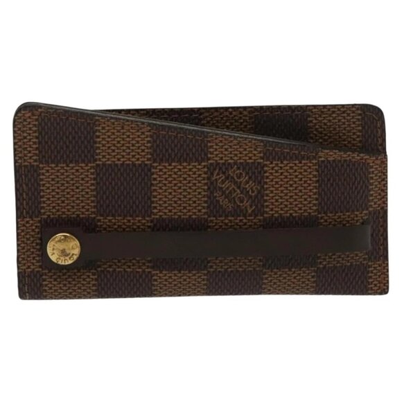 LOUIS VUITTON Damier Ebene Clochette Key Case N62661 LV Auth BA4483 - Picture 2 of 16